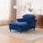 Chenille Oversized Chaise Lounge Sleeper Armchair-667286434