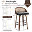 Swivel Upholstered Counter Stool-665281242-665281240