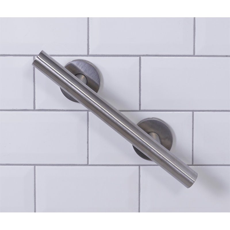 Delastre Grab Bar, Brushed Finish, 35cm W