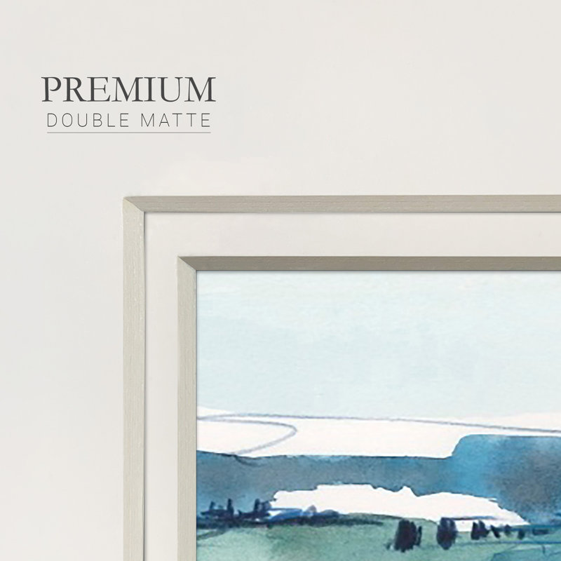 «Ultramarine Vista Ipremium», reproduction encadrée, L 17 po x H 17 po , Papier avec cadre doré
