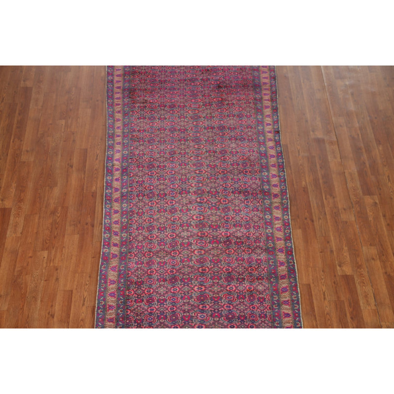 Tapis de couloir traditionnel All-Over 4 x 9