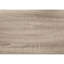 Console taupe avec tablier - 2 panneaux de chambre à coucher en demi-lune de conception moderne, plateau biseauté, pieds fuselés, pour les meubles