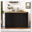 Buffet 89,7 po en bois avec table de salle à manger extensible et rangement-43553253