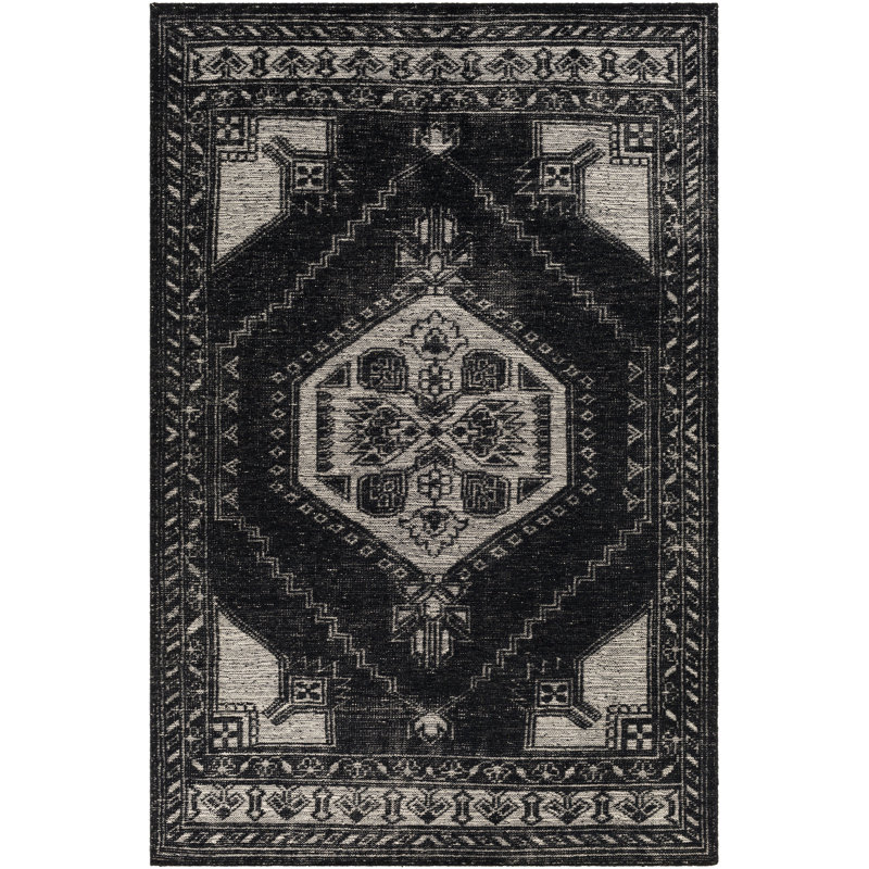 Zahra Wool Oriental Area Rug, Rectangle 8'10" x 12'