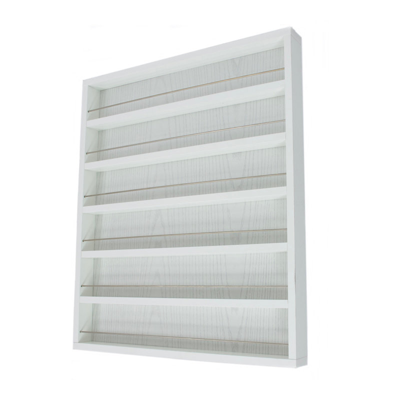 Alera II Nail Polish Rack (White Embossed), White Embossed