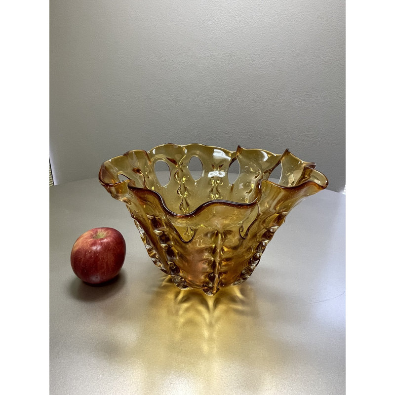 Bubble Glass Decorative Bowl