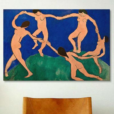 «The Dance I» par Henri Matisse, reproduction d'art sur toile tendue