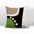 Chartreuse / noir / blanc cassé