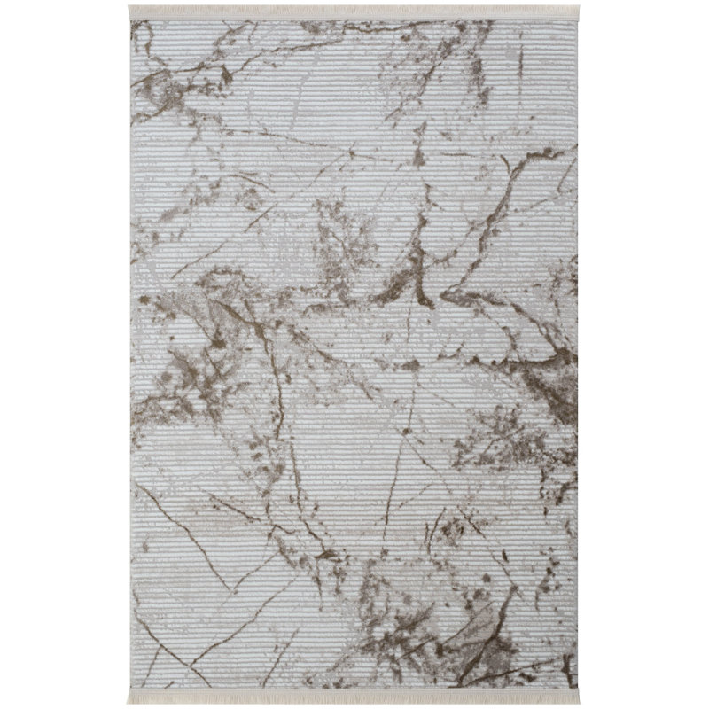 Rashonna Striped and Abstract Indoor / Outdoor Area Rug, Runner 100 x 300cm
