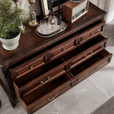 Armoire d'appoint en noyer massif