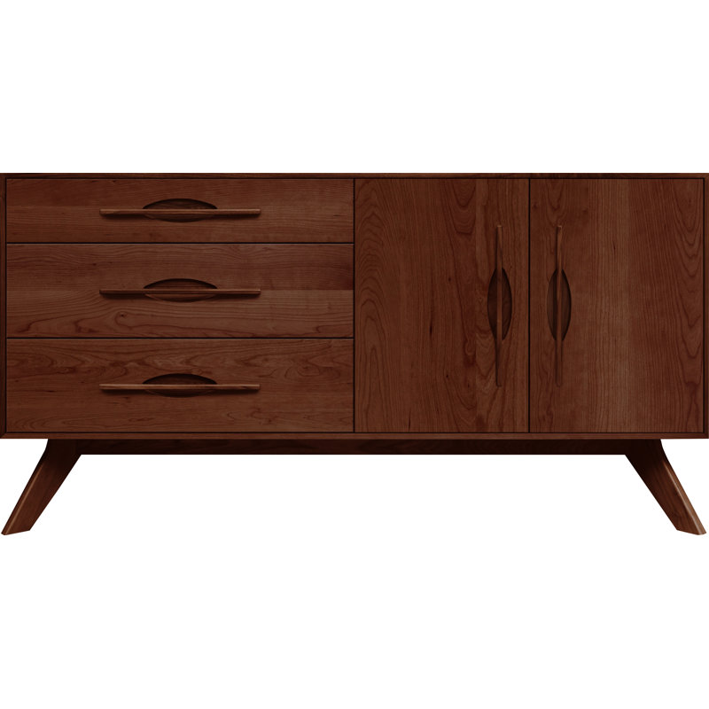 Audrey 66.13'' Sideboard, Cognac Cherry