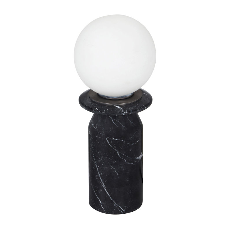 Marble Table Lamp, Black