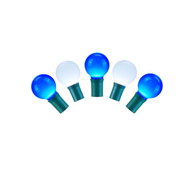 Ceramic G30 LED Christmas Light Set