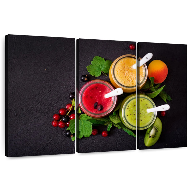 Yarlin Assorted Fruit Smoothies, 42" H x 65" W