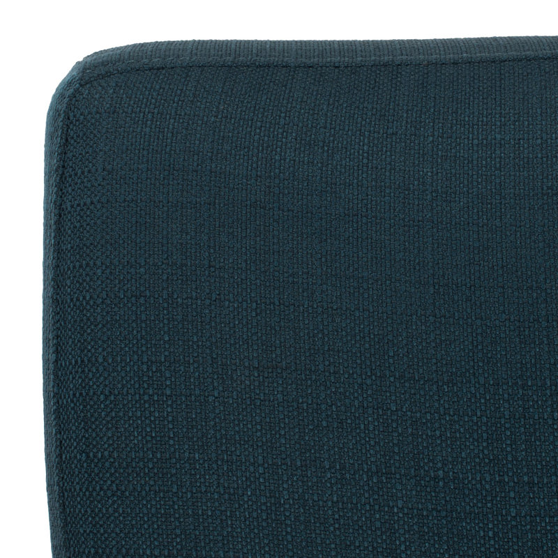 Canapé modulaire en lin Arwilda, Bleu sarcelle foncé