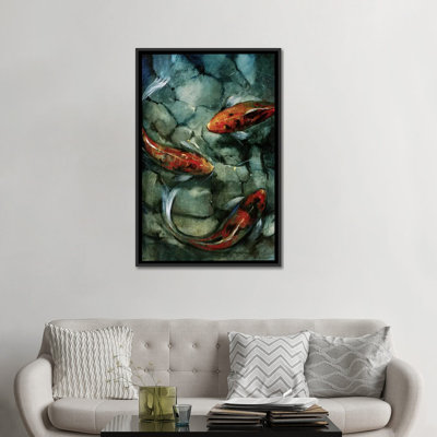 « ii », reproduction d’art sur toile tendue Tres Koi