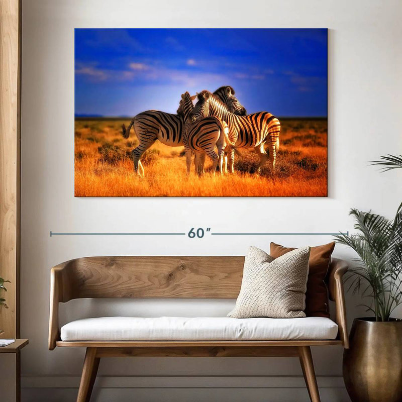 Brampt Huddling Zebras