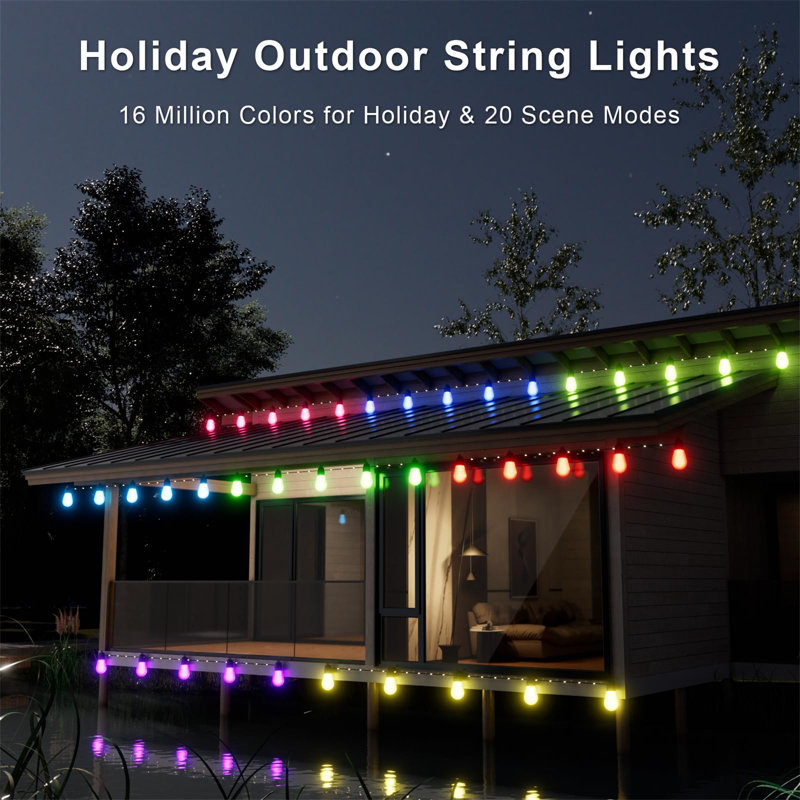 Chalia Indoor / Outdoor 15 - Bulb 4 cm Plug-in LED Globe String Light