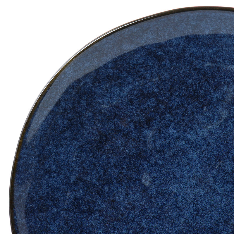 Service de table en grès 12 pièces Coger, Bleu
