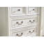 Commode 7 tiroirs pour chambre à coucher avec base en bois et bordure en bois, commode rustique en bois rustique, commode de rangement pour chambre à coucher, salon