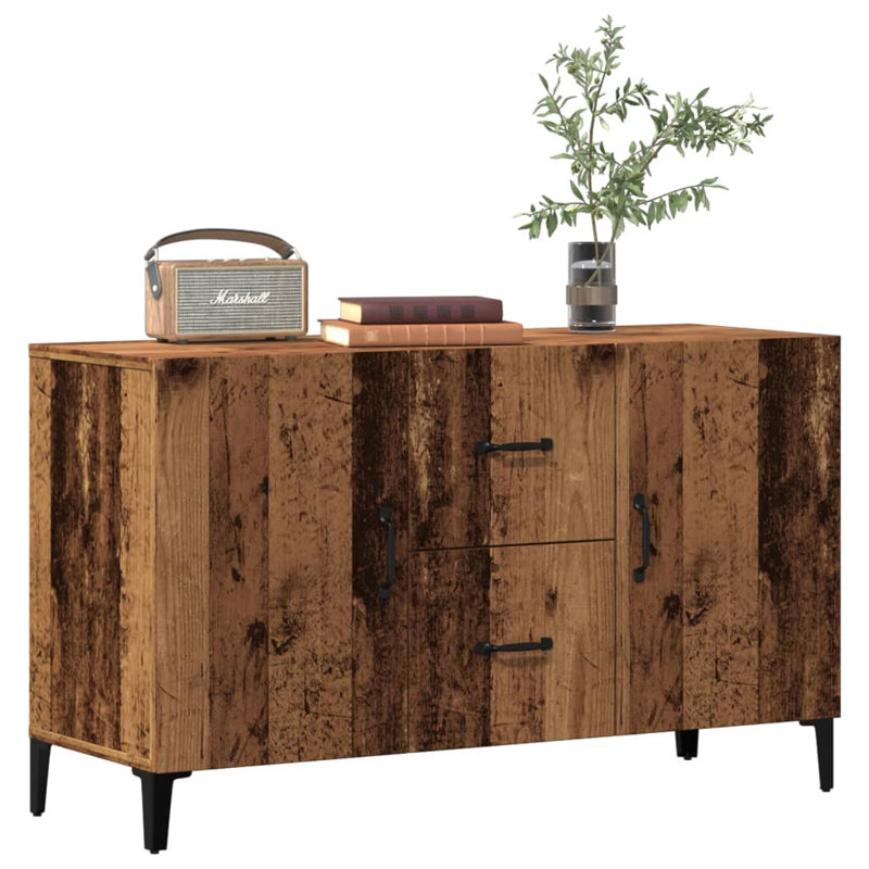 Jerrell Sideboard 100x36x60 cm Engineered Wood, Old Wood