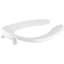 Lustra Elongated Toilet Seat with Anti-Microbial Agent and Self-Sustaining Check Hinge