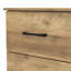 Table de chevet en bois manufacturé à 2 tiroirs H 23,7 po Arkia-119165722-116376155