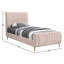 Lit plateforme tapissier à profil bas Zara-496311385-496311333