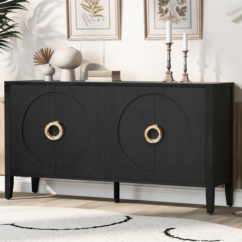 Armoire U_Style sophistiquée en placage de sapin avec finition texturée, convient au couloir, à l'entrée, au salon et au bureau