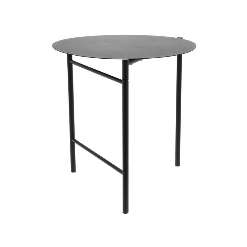 Table d'extérieur DISC, Noir