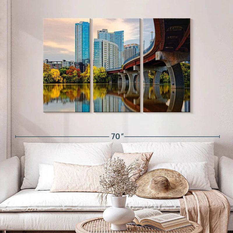 Paysage urbain urbain Sirci Austin, H 32 po x l 50 po