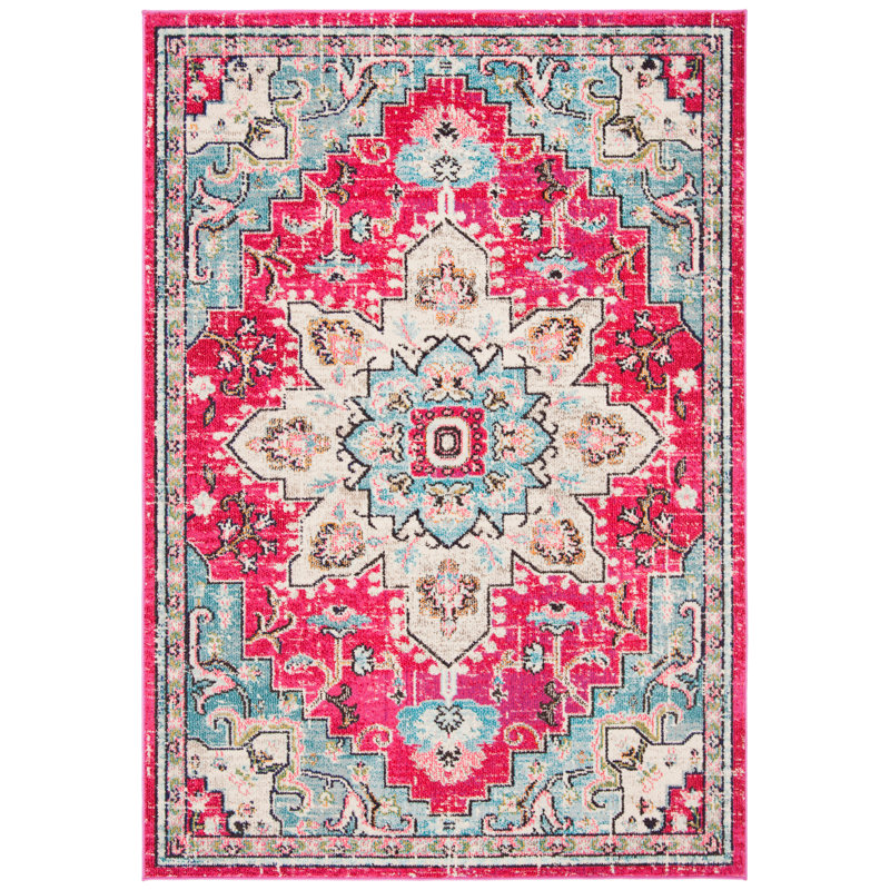 Mifley Oriental Area Rug, Rectangle 61 x 91 cm