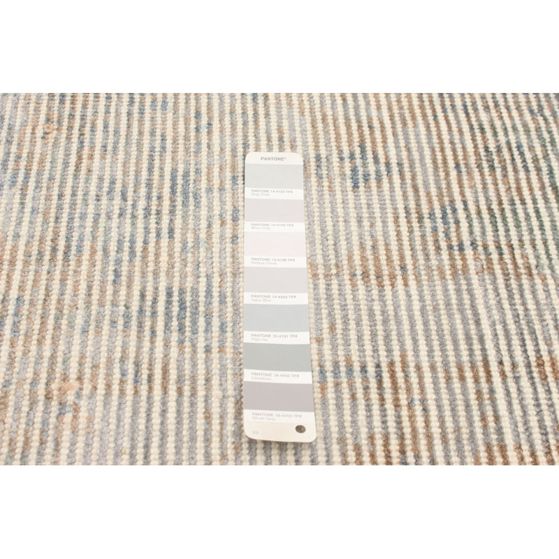 Tapis gris clair tissé à la main Gadar