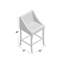 Tabouret de bar 28 po Shanell-15282749