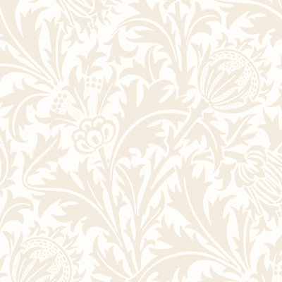 Thistle Damask - Soft Gold