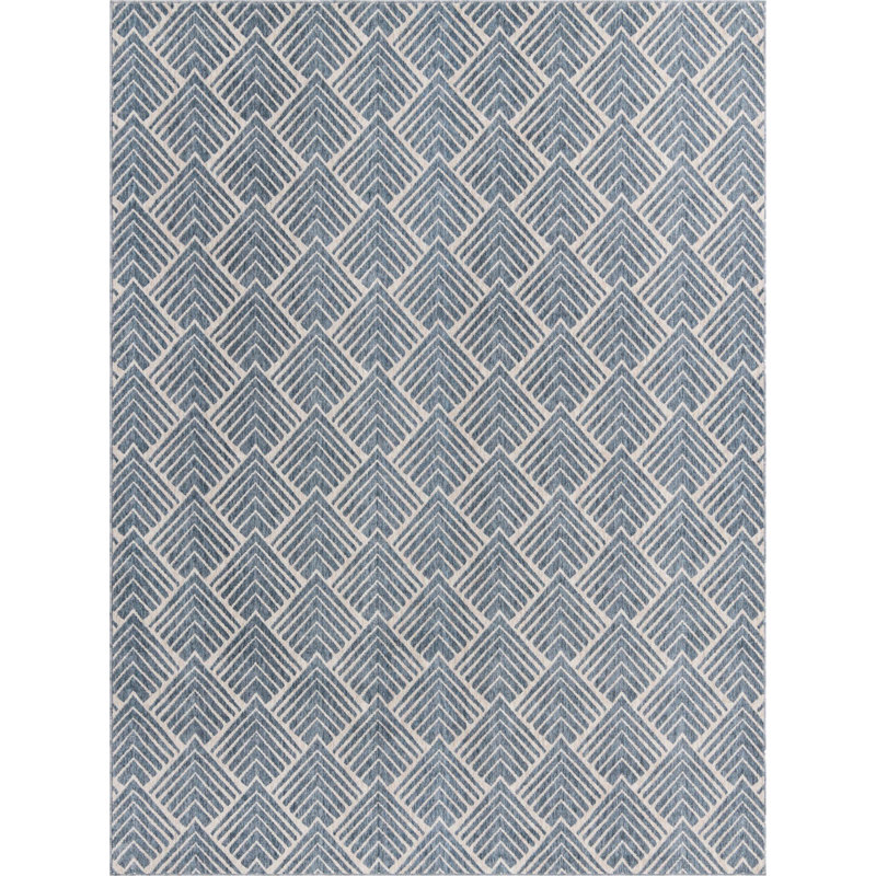 Abstract Indoor Rug, Rectangle 7'10" x 10'
