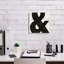 «P ponctuated Black Square 3» par Michael Mullan, art mural sur toile-2119404974