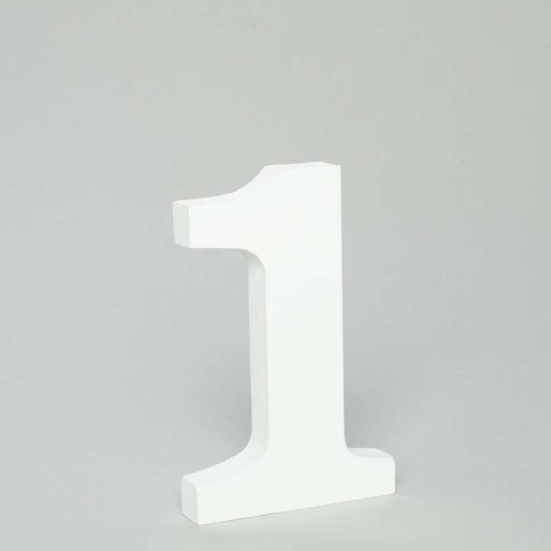 Text & Numbers Letter Block, 1