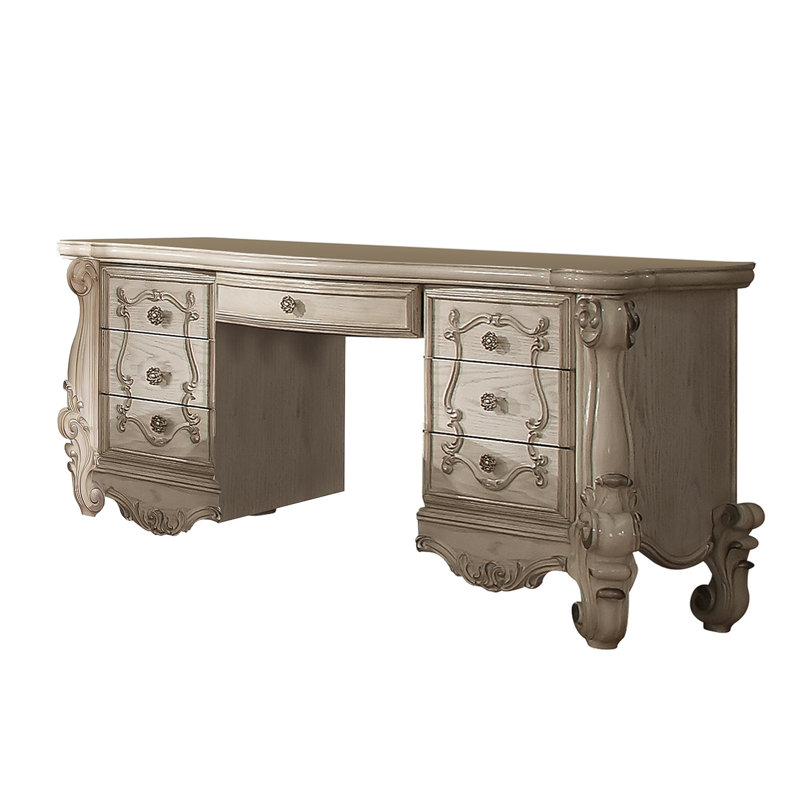 Coiffeuse en bois Trotman, Chêne cerise