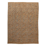 Beige Vintage Traditional Wool Rug - 7' x 9'6"