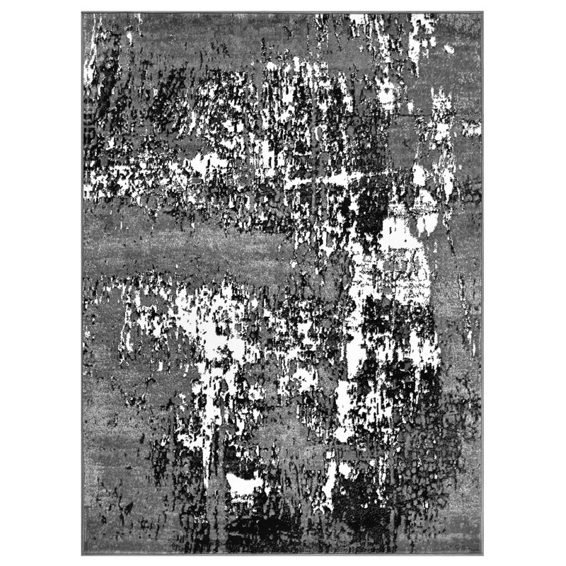 Abstract Indoor Rug, Rectangle 5' x 7'