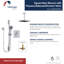 Quadrato All-In-One Kit with Rough in-Valve