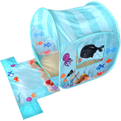 Fun2Give 35.5'' W x 35.5'' D Indoor / Outdoor Polyester Pop-Up Play Tent