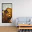 Highland cattle - 24"x48" Framed canvas