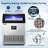 24.3 In. 320 Lbs. Built-in Ice Maker with Flip-Up Door, Water Filter, Scoop, and 55 Lbs. Storage Bin
