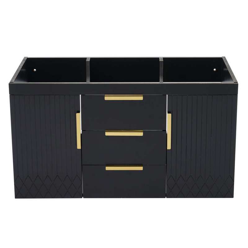 Armoire de rangement murale pour salle de bain, armoire de salle de bain en bois avec 2 tiroirs, armoire d'appoint
