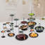 Ensemble de 12 présentoirs à desserts ronds-101986863