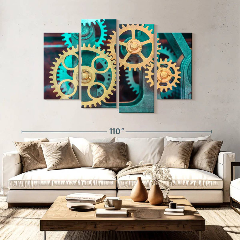 Kerner Clock Gears, 54" H x 84" W
