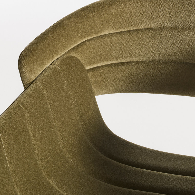 Racer Dining Chair Moss Velvet, Moss Velvet