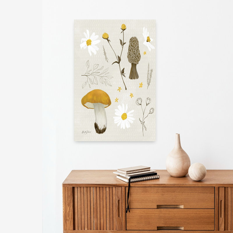 Woodland Clearing Contemporary Flower Art, 24" H x 16" W